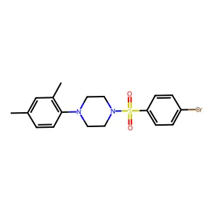 1-(4-Bromophenyl)sulfonyl-4-(2,4-dimethylphenyl)piperazine structure