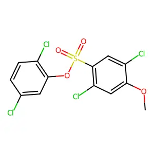 2,5-Dichlorophenyl 2,5-dichloro-4-methoxybenzenesulfonate structure