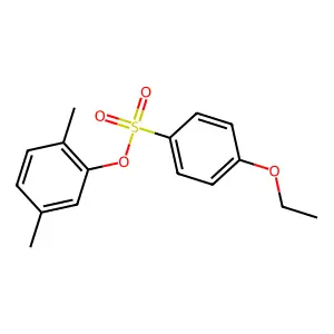 2,5-Dimethylphenyl 4-ethoxybenzenesulfonate structure