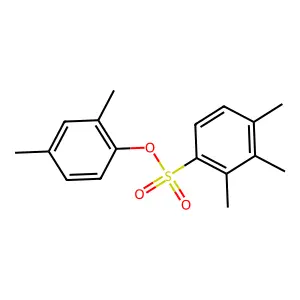 2,4-Dimethylphenyl 2,3,4-trimethylbenzenesulfonate structure
