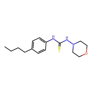 1-(4-Butylphenyl)-3-morpholin-4-ylthiourea structure