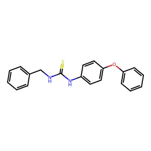 1-Benzyl-3-(4-phenoxyphenyl)thiourea structure