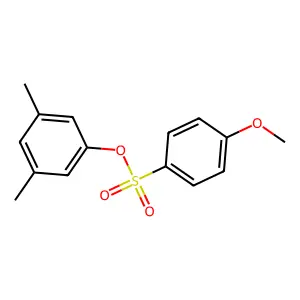 3,5-Dimethylphenyl 4-methoxybenzenesulfonate structure