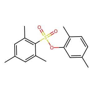 (2,5-Dimethylphenyl) 2,4,6-trimethylbenzenesulfonate structure