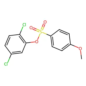 2,5-Dichlorophenyl 4-methoxybenzene-1-sulfonate structure