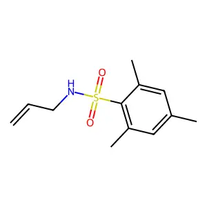 2,4,6-trimethyl-N-(prop-2-en-1-yl)benzene-1-sulfonamide structure