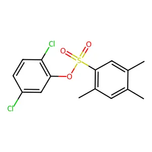 2,5-Dichlorophenyl 2,4,5-trimethylbenzenesulfonate structure