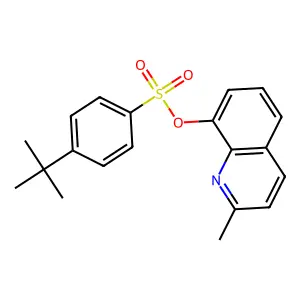2-Methyl-8-quinolyl 4-(tert-butyl)benzenesulfonate structure