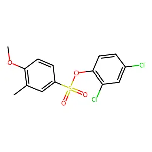 2,4-Dichlorophenyl 4-methoxy-3-methylbenzenesulfonate structure