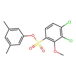 3,5-Dimethylphenyl 3,4-dichloro-2-methoxybenzenesulfonate structure