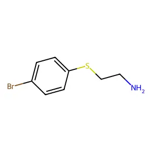 1-[(2-Aminoethyl)sulfanyl]-4-bromobenzene structure