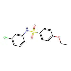 N-(3-chlorophenyl)-4-ethoxybenzenesulfonamide structure