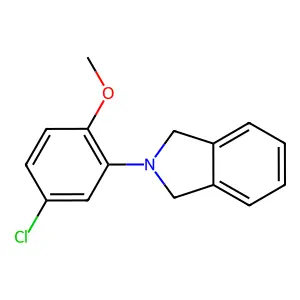 2-(5-Chloro-2-methoxyphenyl)isoindoline structure