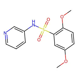 2,5-dimethoxy-N-pyridin-3-ylbenzenesulfonamide structure