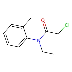 2-chloro-N-ethyl-N-(2-methylphenyl)acetamide structure