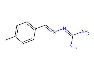 Amino(2-(4-Methylbenzylidene)Hydrazinyl)Methaniminium Chloride structure