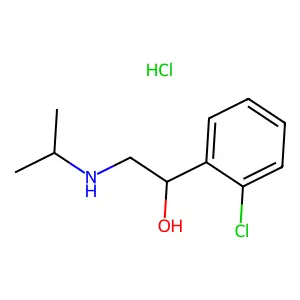 clorprenaline hydrochloride structure