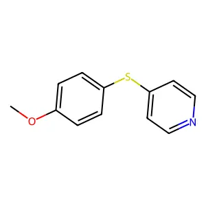 4-(4-Methoxyphenyl)sulfanylpyridine structure