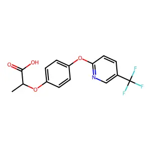 吡氟禾草灵 structure