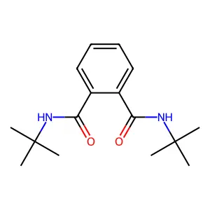 1-N,2-N-ditert-butylbenzene-1,2-dicarboxamide structure