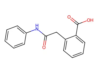 Benzoic acid, 2-[2-oxo-2-(phenylamino)ethyl]- structure