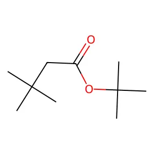 Butanoic acid, 3,3-dimethyl-, 1,1-dimethylethyl ester structure