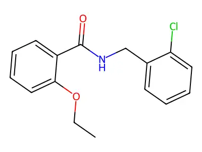 N-[(2-chlorophenyl)methyl]-2-ethoxybenzamide structure