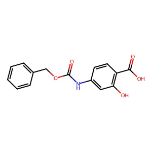 4-{[(Benzyloxy)carbonyl]amino}-2-hydroxybenzoic acid structure
