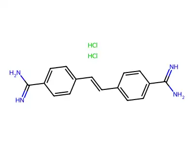 Ba 2652 dihydrochloride; Stilbamidin dihydrochloride structure
