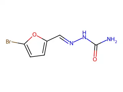 [(5-Bromofuran-2-yl)methylideneamino]urea structure