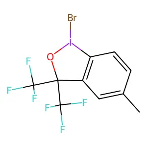 1-Bromo-5-methyl-3,3-bis(trifluoromethyl)-1lambda3,2-benziodoxole structure