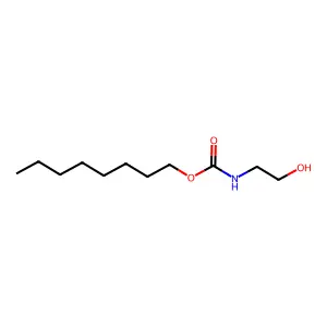 octyl N-(2-hydroxyethyl)carbamate structure