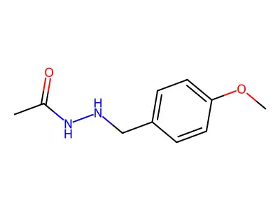 Hydrazine, 1-acetyl-2-(p-methoxybenzyl)- structure