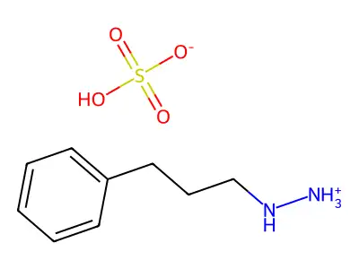 硫酸-(3-苯丙基)肼(1:1) structure