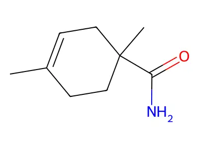1,4-Dimethylcyclohex-3-ene-1-carboximidic acid structure