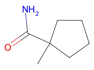 Cyclopentane-1-carboxamide, 1-methyl- structure