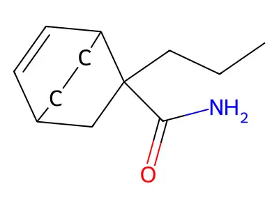 5-丙基双环[2.2.2]辛-2-烯-5-甲酰胺 structure