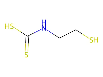 Carbamic acid, 2-mercaptoethyldithio- structure