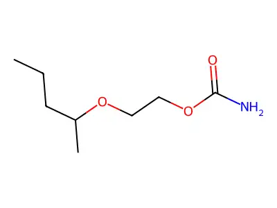 [2-(1-甲基丁氧基)乙基]氨基甲酸酯 structure