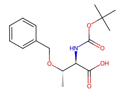 L-Threonine, N-[(1,1-dimethylethoxy)carbonyl]-O-(phenylmethyl)- structure