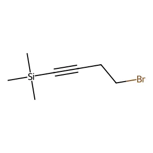 (4-Bromobut-1-yn-1-yl)trimethylsilane structure