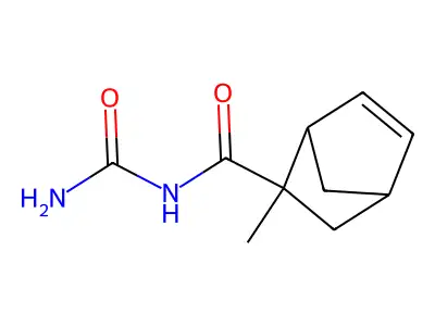 2-Norbornene-5-exo-carboxamide, N-carbamoyl-5-endo-methyl- structure