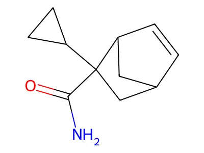 2-Norbornene-5-endo-carboxamide, 5-exo-cyclopropyl- structure