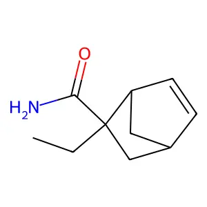 (2R)-2-乙基双环[2.2.1]庚-5-烯-2-甲酰胺 structure