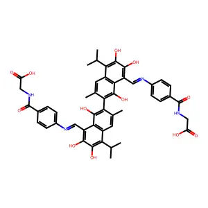 2-[[4-[[(E)-[7-[(8Z)-8-[[4-(carboxymethylcarbamoyl)anilino]m structure
