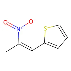 Thiophene, 2-(2-nitro-1-propenyl)-, (Z)- structure