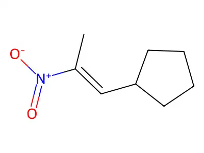 2-Nitroprop-1-enylcyclopentane structure