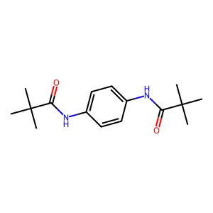 N-[4-(2,2-Dimethylpropanoylamino)phenyl]-2,2-dimethyl-propanamide structure
