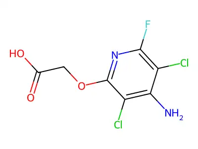 氯氟吡氧乙酸 structure