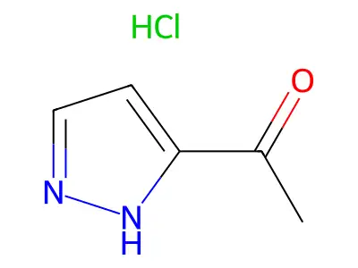 1-(1H-pyrazol-5-yl)ethan-1-one hydrochloride structure